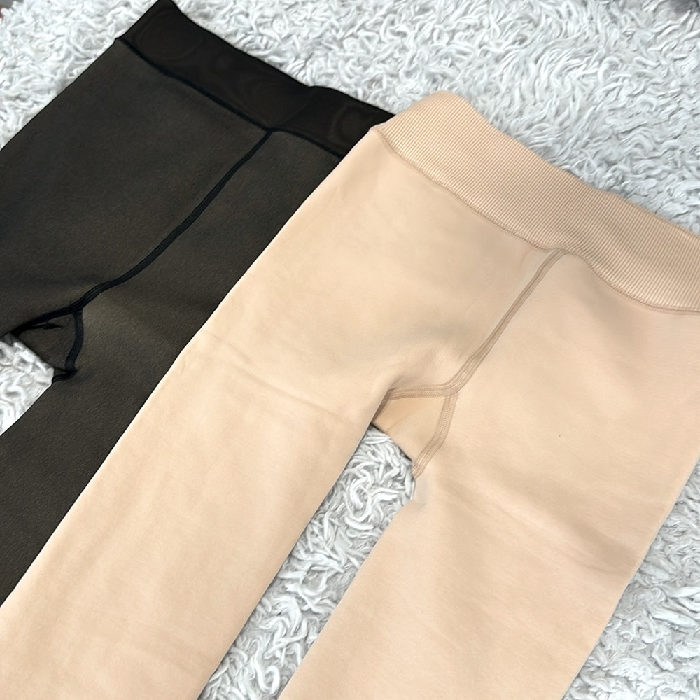 SOLD ON DEPOP Fleece lined tights BNWT XS-S